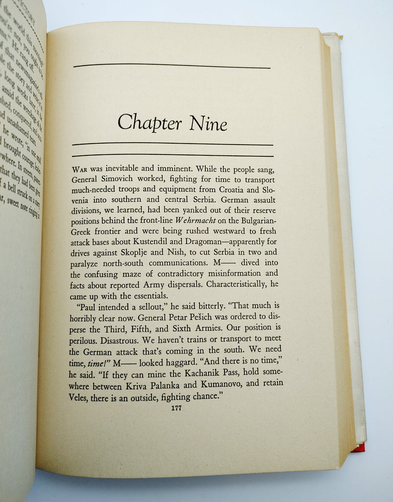 Chapter Nine of first edition of Brock's Nor Any Victory (1942)