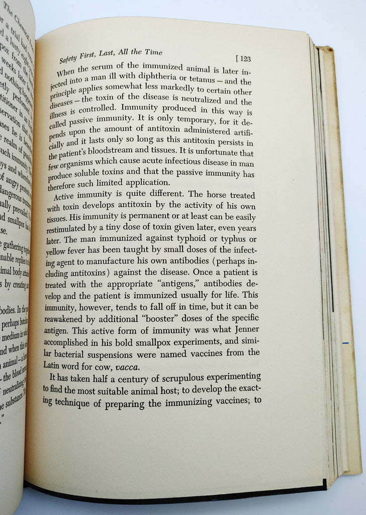 Page 123 of the first edition of Williams Haynes' The Chemical Front (1943)