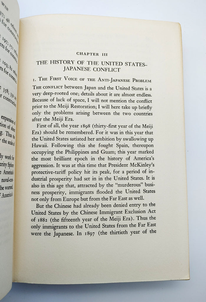Chapter III of the first edition of Kinoaki Matsuo's How Japan Plans to Win (1942)