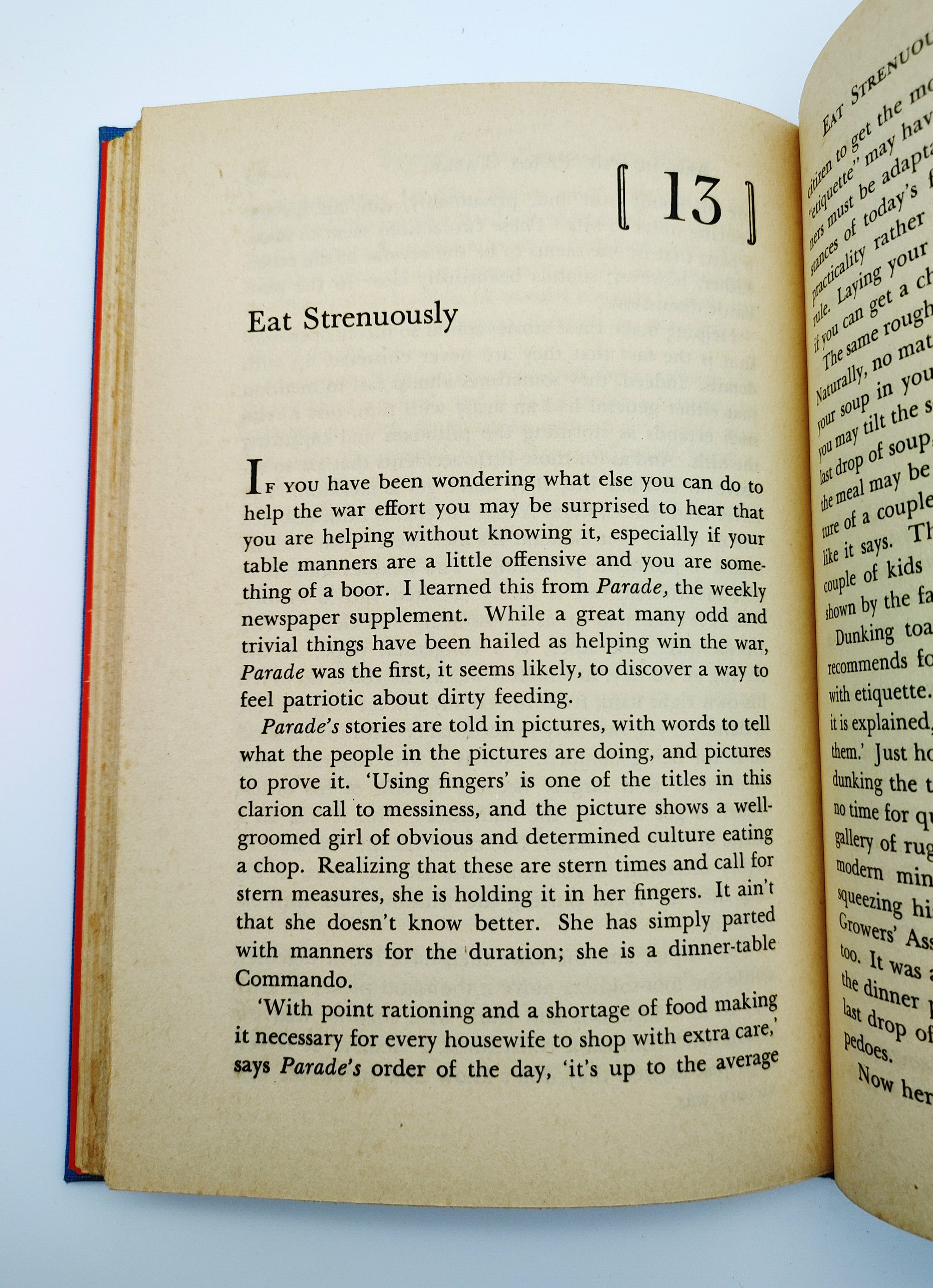 Chapter 13 about World War II food restrictions from the first edition of Robert Yoder's There's No Front Like Home (1944)