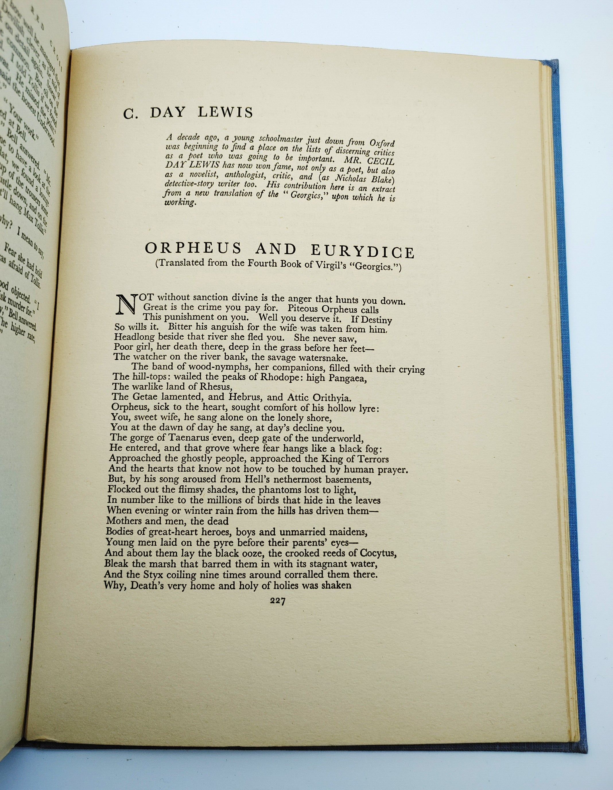 Orpheus and Eurydice from the first edition of The Queen's Book of the Red Cross (1939)