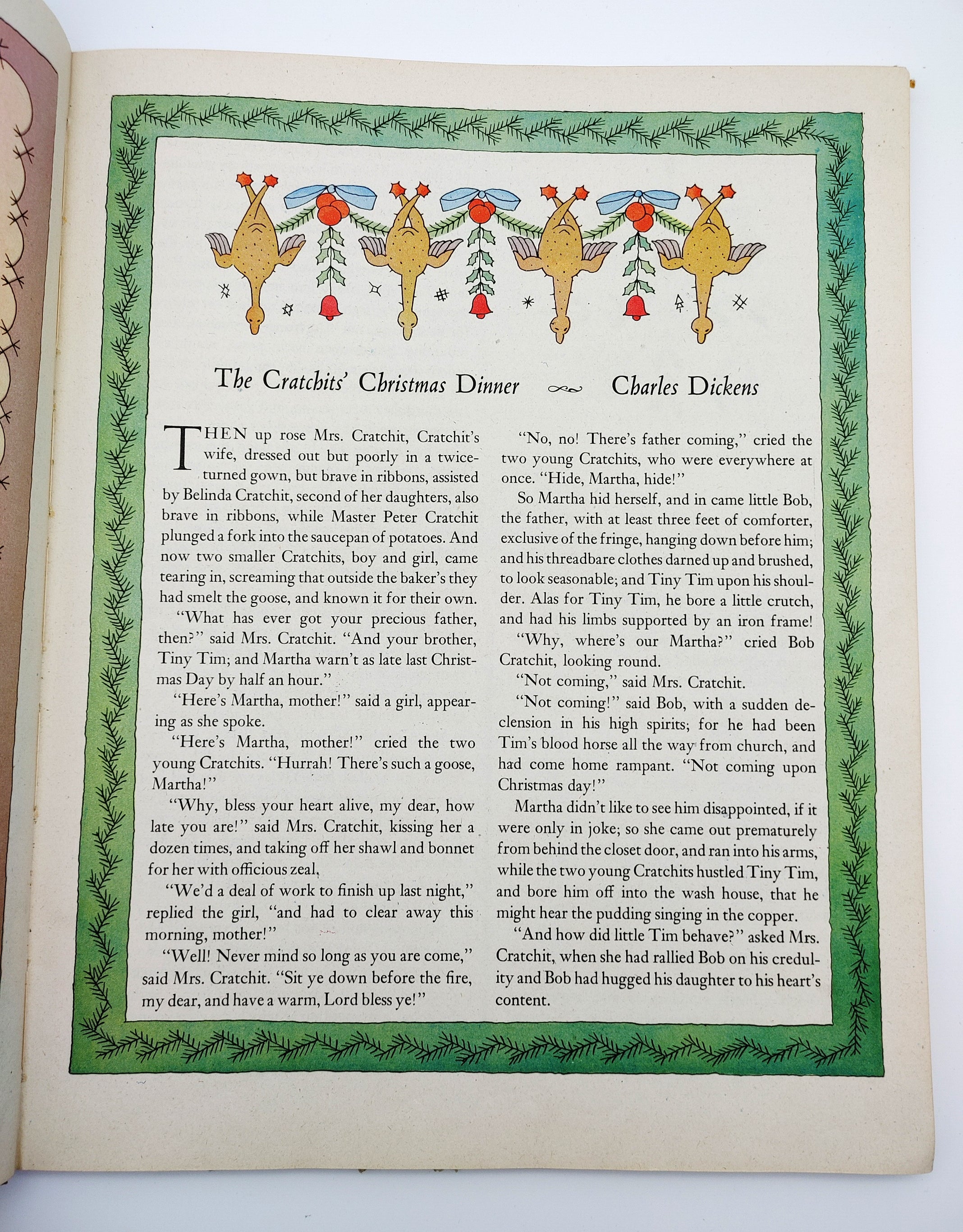 Excerpt from A Christmas Carol from the First edition of Simkhovitch's Merry Christmas! (1947)