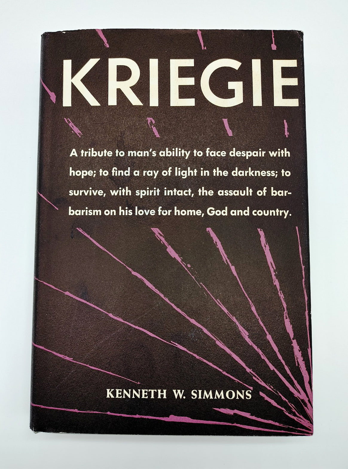 first edition of Simmons' Kriegie (1960)