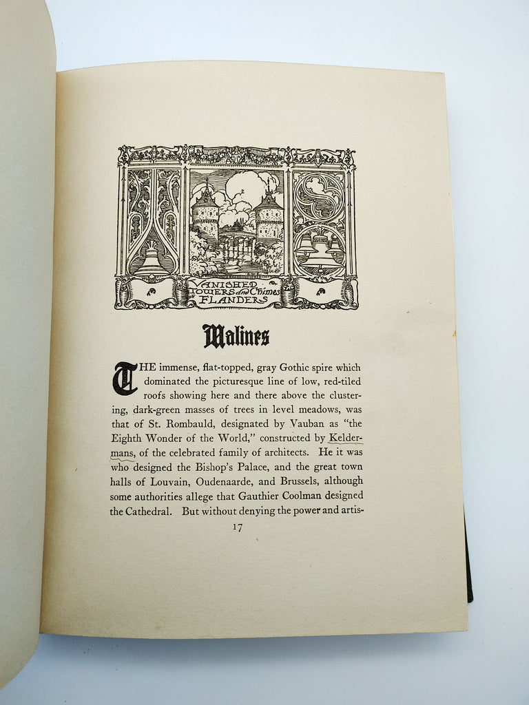 Malines chapter from First edition of Edwards' Vanished Towers and Chimes of Flanders (1916)