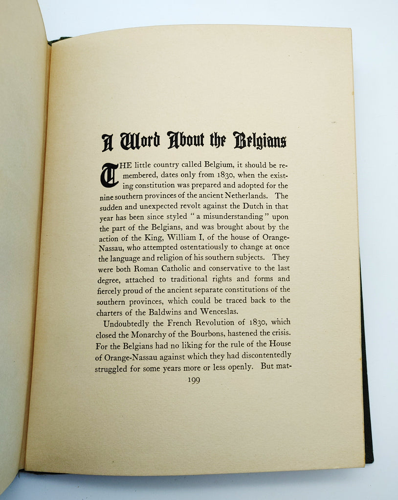 First edition of Edwards' Vanished Towers and Chimes of Flanders (1916)