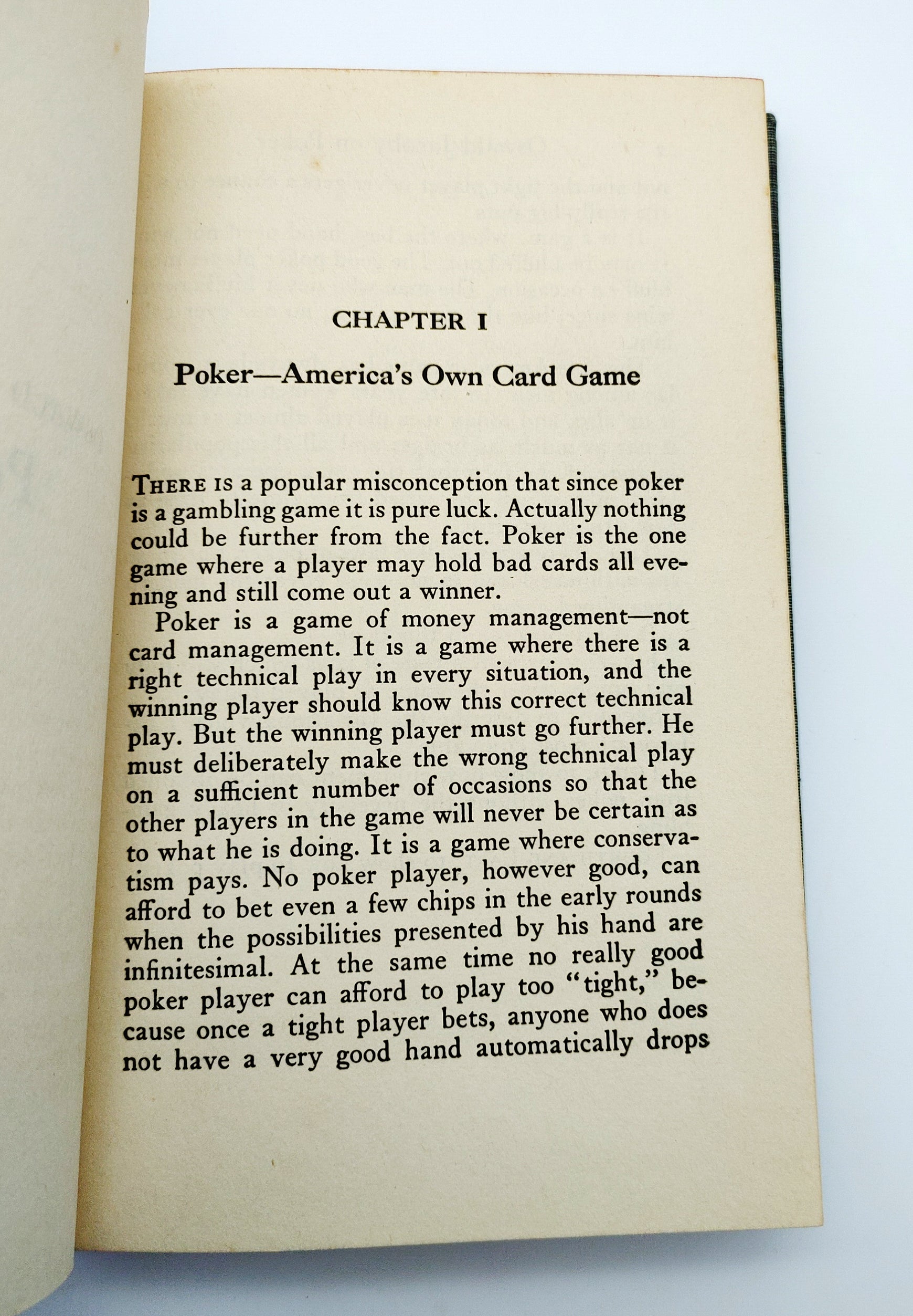 First edition of Oswald Jacoby on Poker (1940)