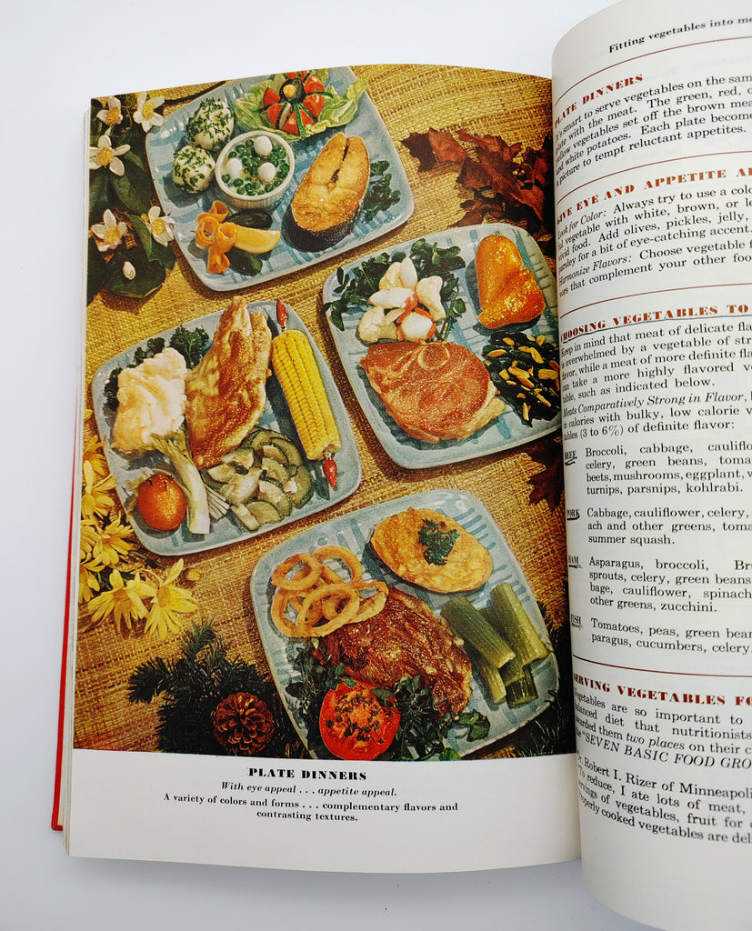 Plate dinners from Betty Crocker's Picture Cook Book (1950)