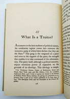 Chapter 9 on traitors from the first edition of Yves Simon's Road to Vichy (1942)