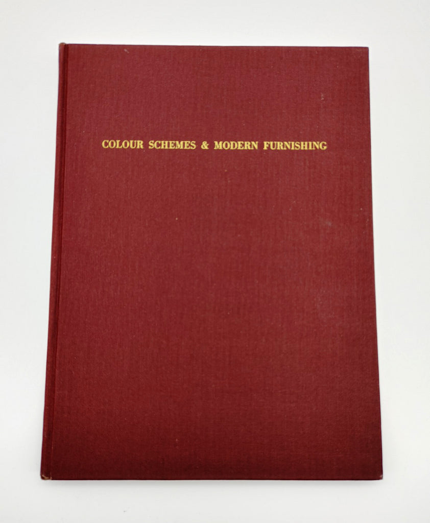 Book without dust jacket of the first edition of Patmore's Colour Schemes & Modern Furnishing (1945)