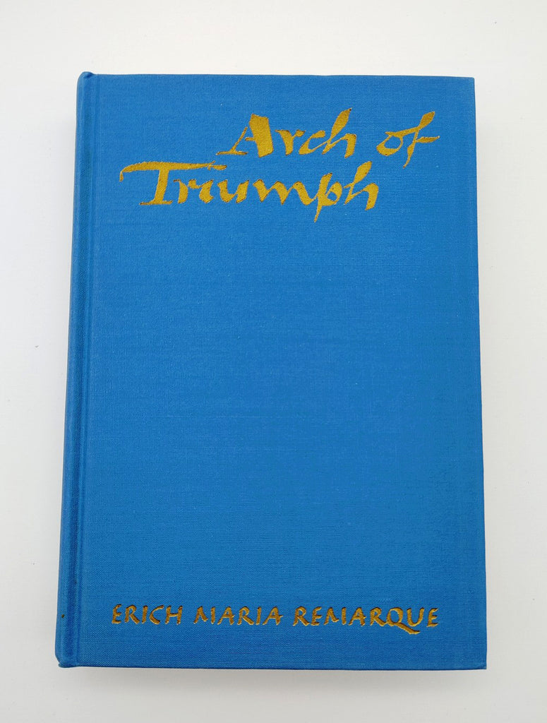 Book without jacket of the First edition of Remarque's Arch of Triumph (1945)