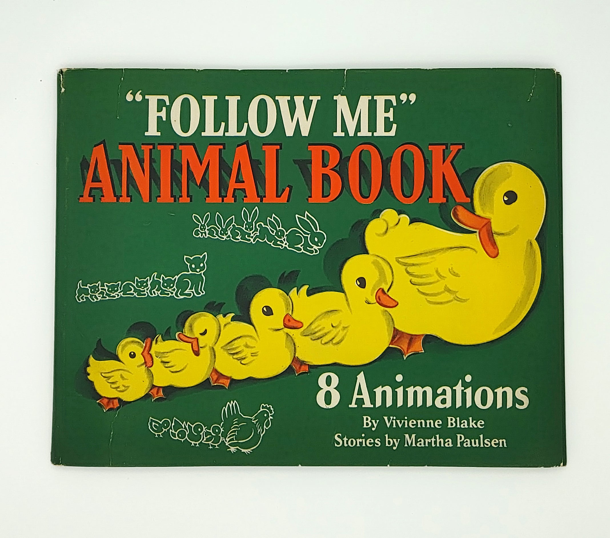 Dust jacket of the Follow Me Animal Book