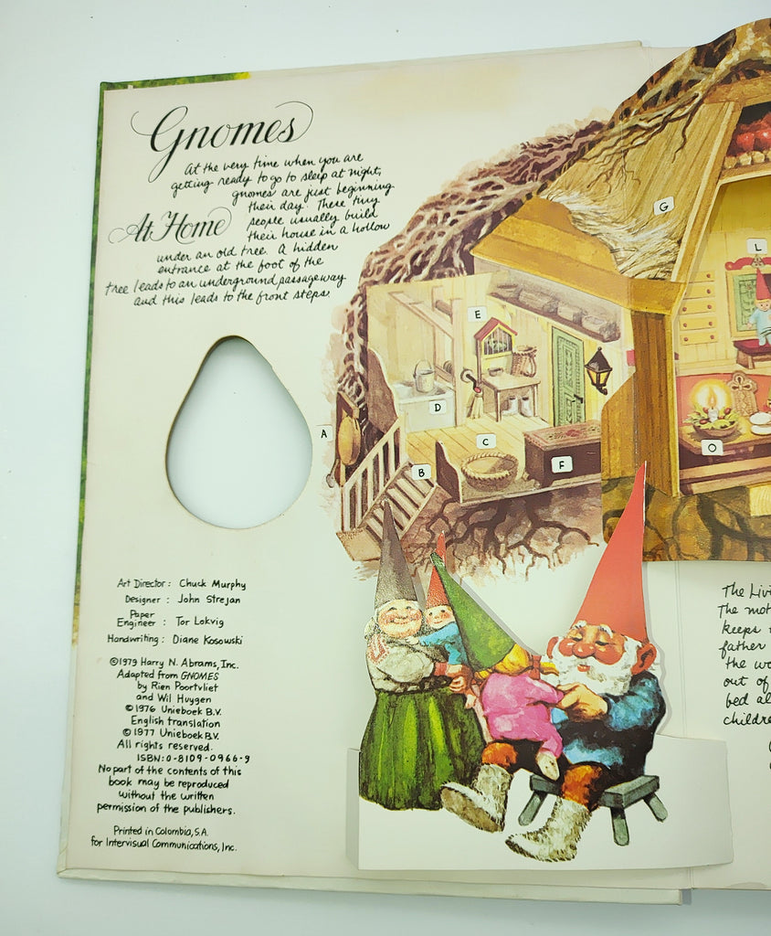 Title page of The Pop-Up Book of Gnomes (1979)