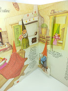 Pop-up of the gnomes at home from the first edition of The Pop-Up Book of Gnomes (1979)