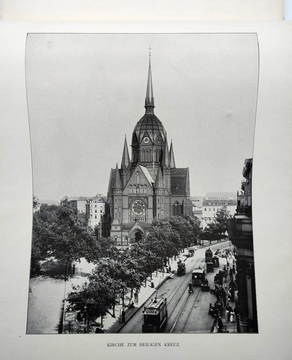 Photograph of Kirche zum Heiligen Kreuz from Album von Berlin (1907)