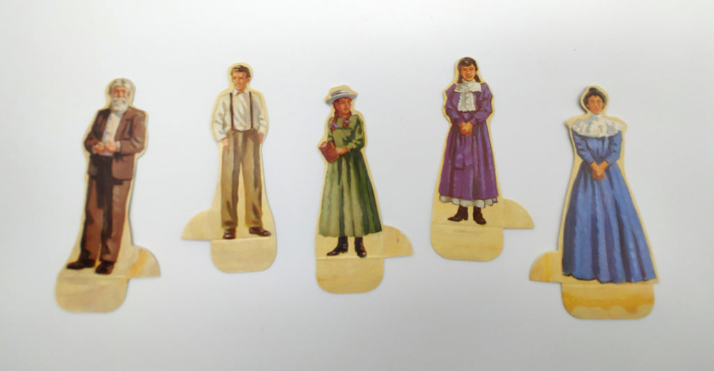 Paper dolls from The Anne of Green Gables Pop-Up Dollhouse (2004)