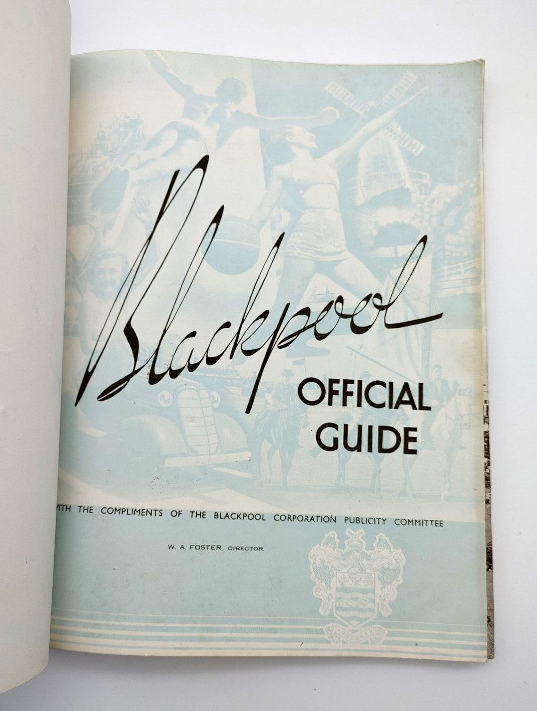 Title page of the guidebook Blackpool (1939)