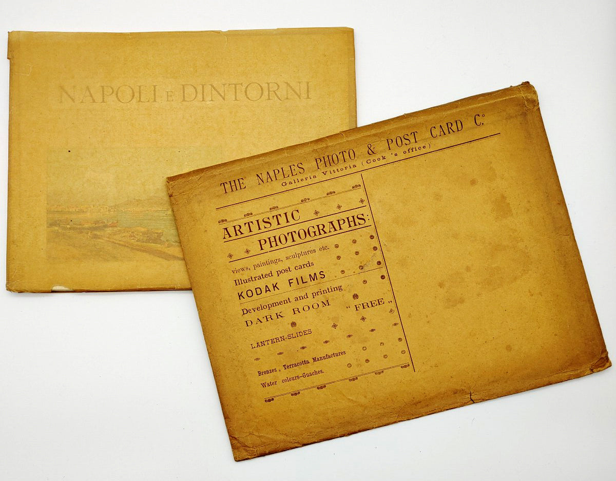 Book and envelope from Napoli e Dintorni (circa 1895)