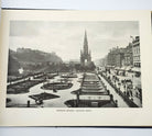 Photographic illustration of Princes Street from the first edition of Edinburgh and Vicinity (circa 1900)