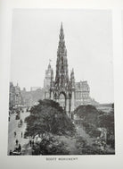 Photographic illustration of the Scott Monument from Edinburgh and Vicinity (circa 1900)