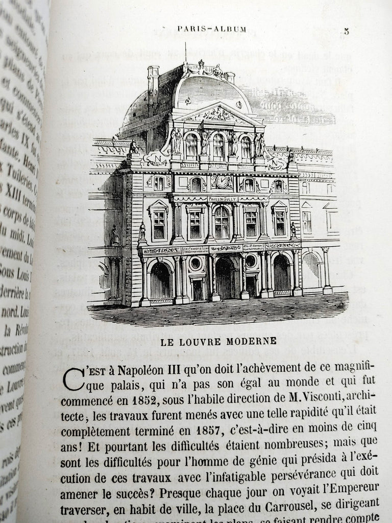 Illustration of the Louvre from Lespes and Bertrand's Paris-Album (1861)