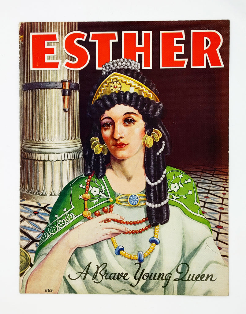 Rare first edition of Esther: A Brave Young Queen (1939) illustrated by A.L. Warner