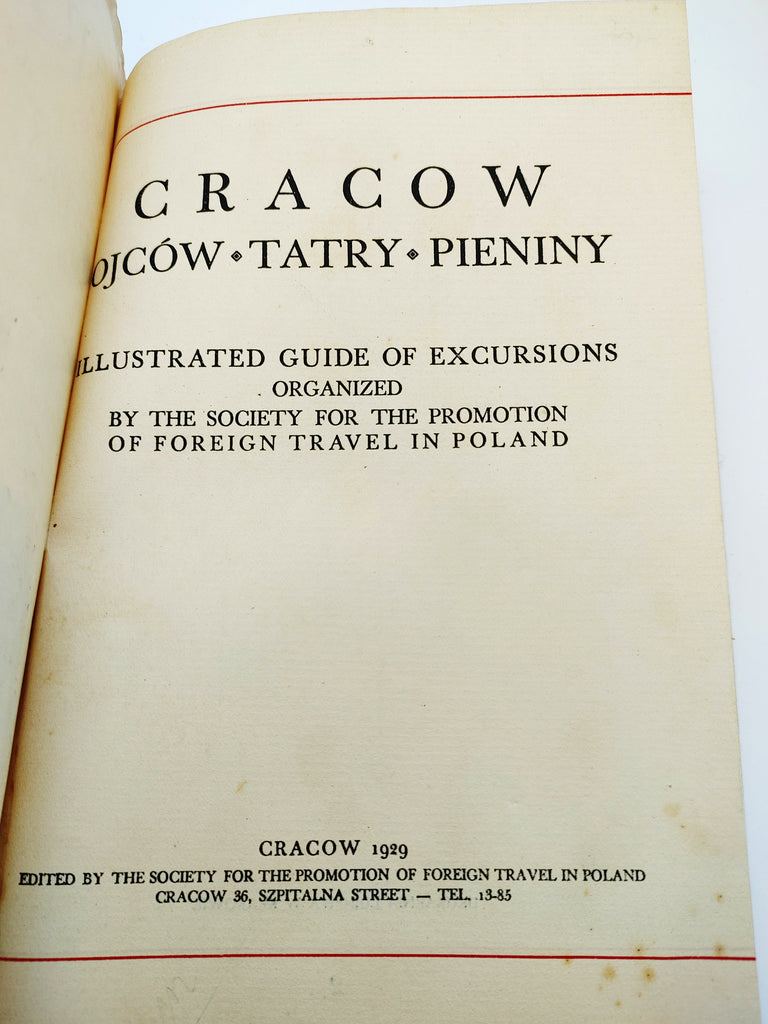 Title page of Cracow (1929)