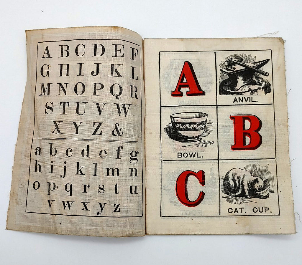 First alphabet pages of the first edition of The Little ABC Book (1884)