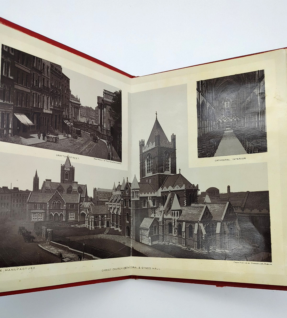 Double-page photographic view from Album of Dublin Views (circa 1895)