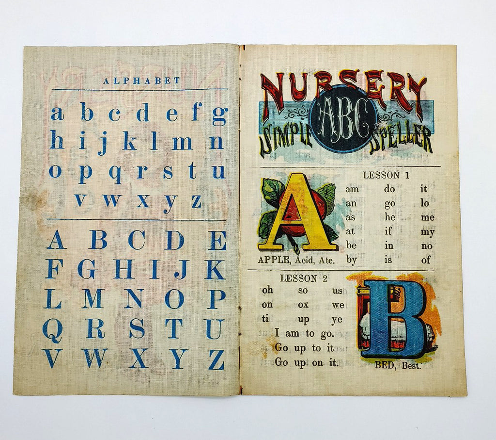 Text and illustrations from Linen Nursery ABC and Simple Speller (1905)