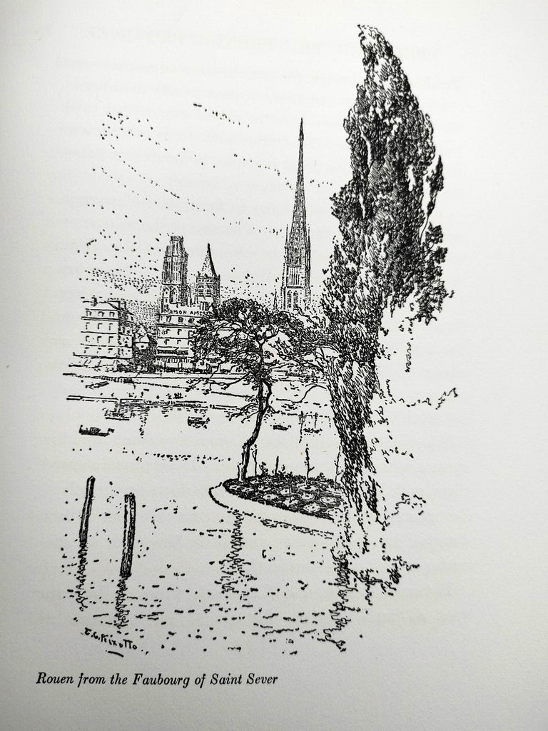 Illustration of Rouen from Ernest Peixotto's Through the French Provinces (1909)