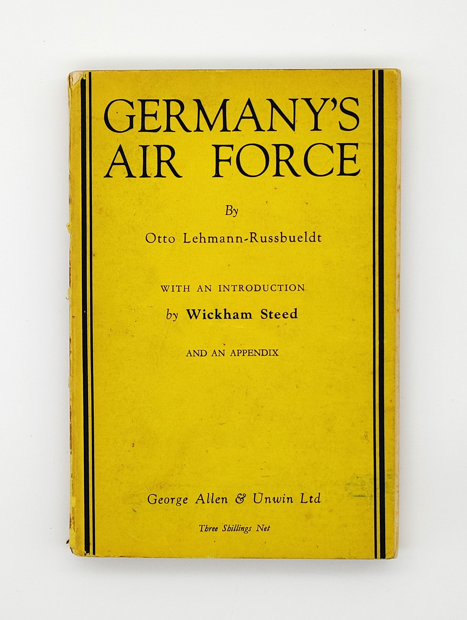 Rare first edition of Lehmann-Russbueldt's Germany's Air Force (1935)