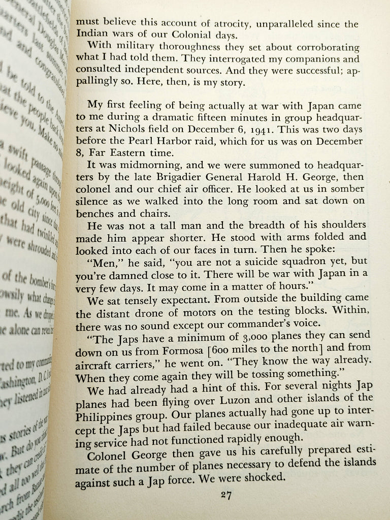 Text page from the first edition of The Dyess Story (1942)
