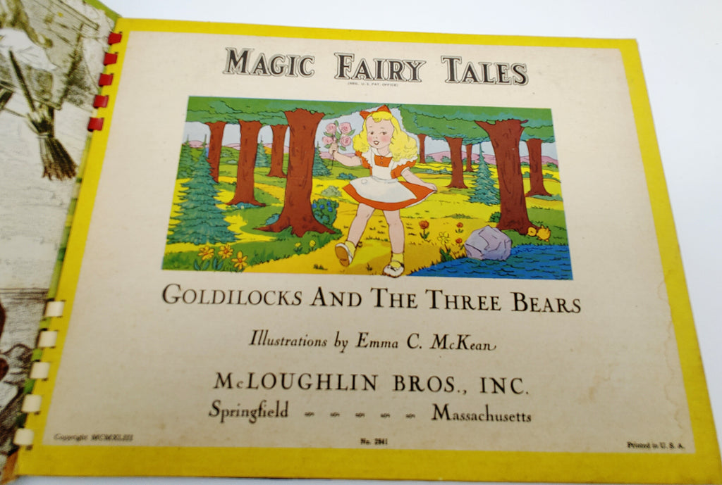 Title page of Emma McKean's Goldilocks and the Three Bears (1943)