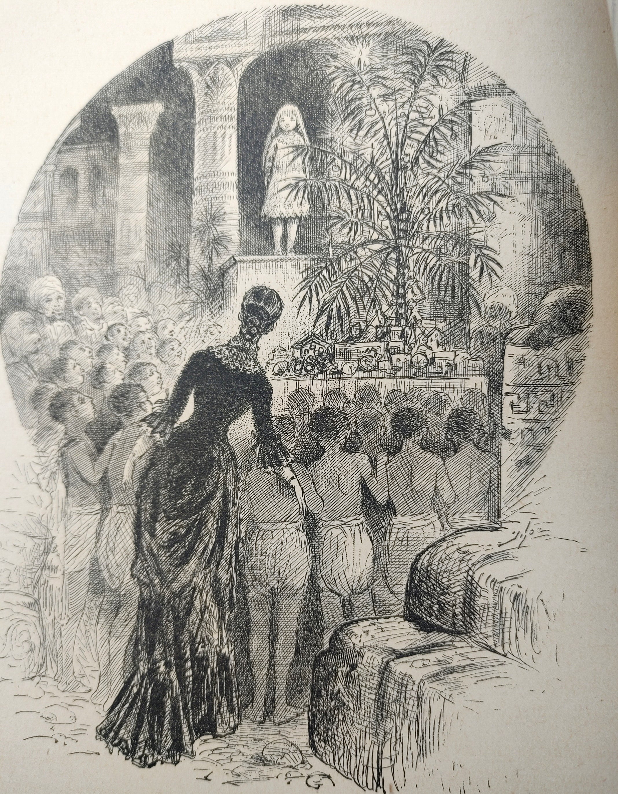 Illustration of an African Christmas from The Other Children; And How They Keep Christmas (1885)